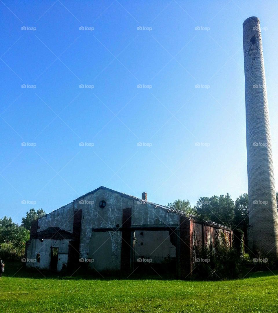 Dilapidated mill