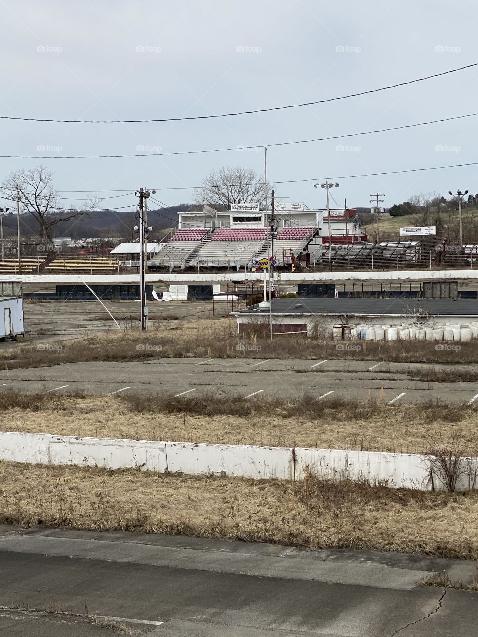 Abandoned race track