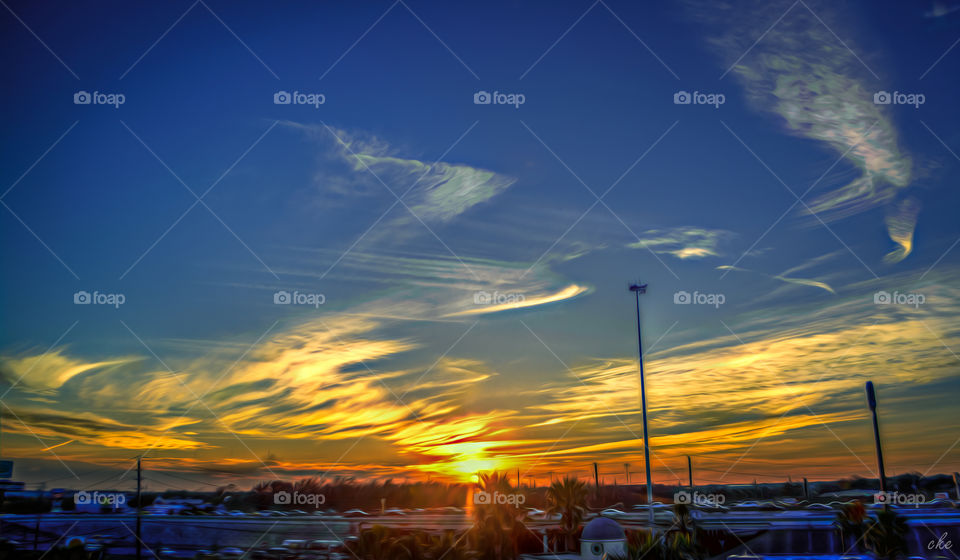 Houston sunset. North Houston sunset towards Aldine.. Enjoy. :-)