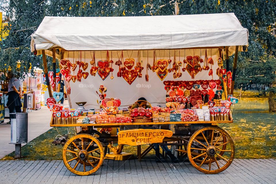 A mobile candy shop