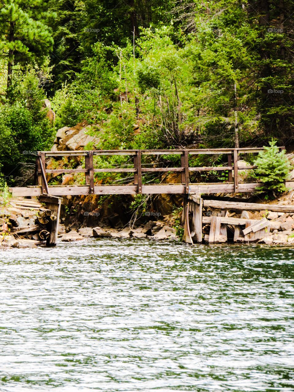 Dam at lake 