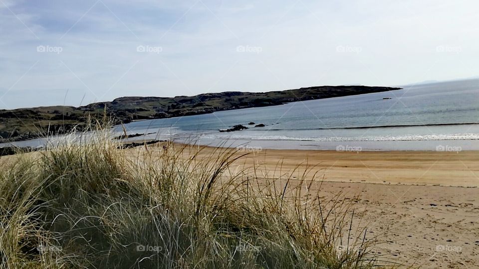Irish beach landscape