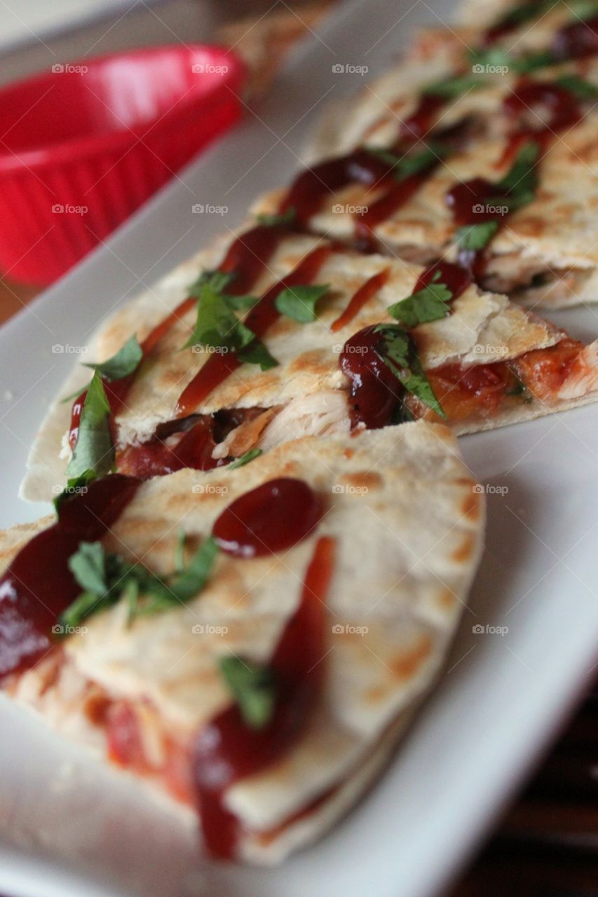 BBQ quesadillas
