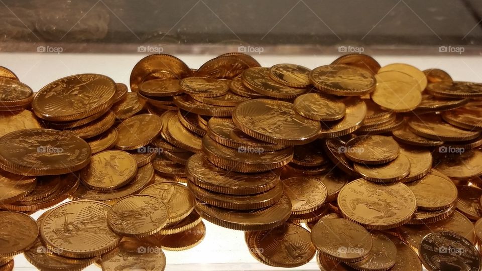 Gold coins