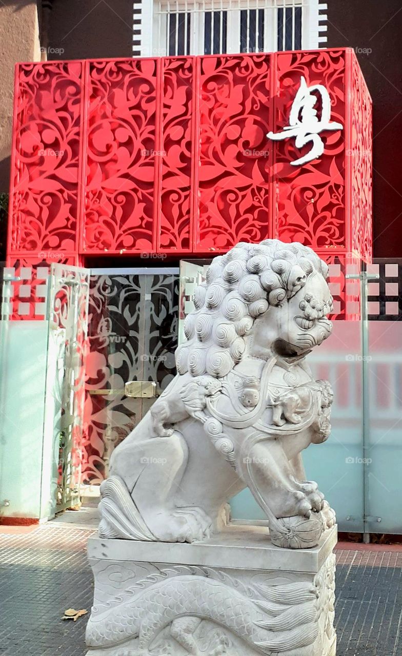 León de fu o de Buda