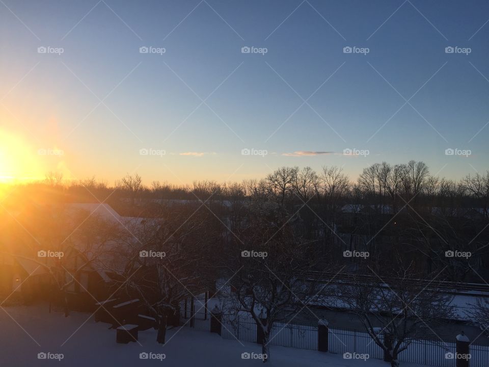 Grand Rapids, MI
Snowy Sunrise