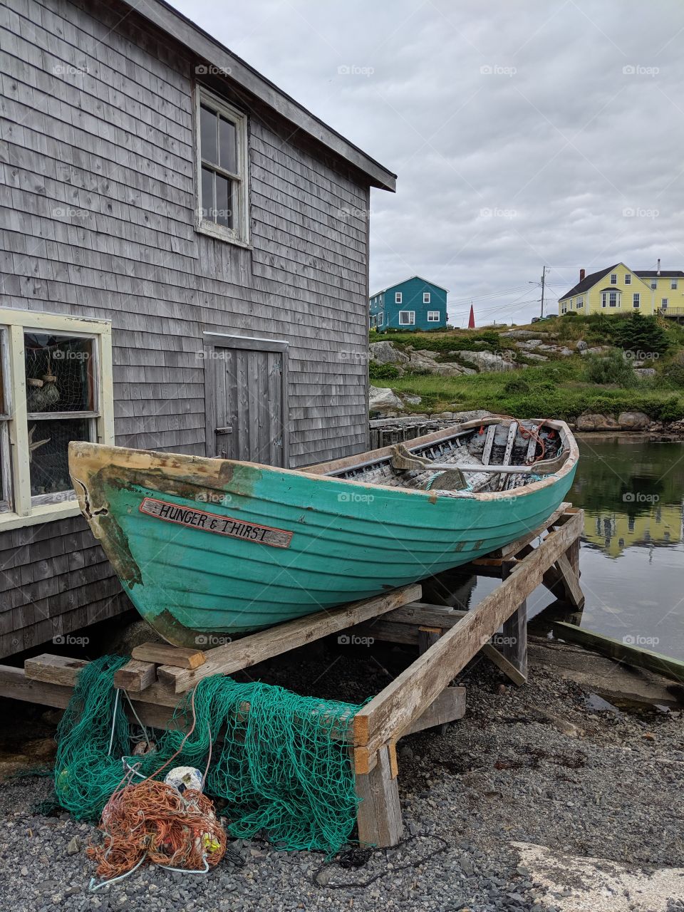 Broken Boat at Peggy's Cove