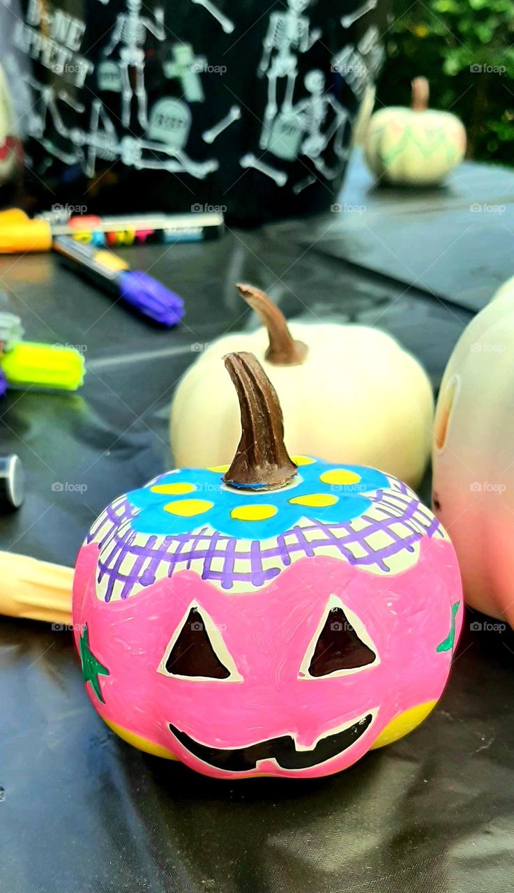 Pumpkin decor