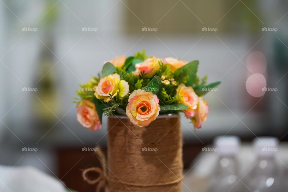 Flowers in a flower vase 