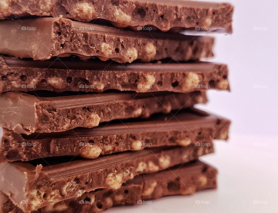nestle crunch chocolate stacks