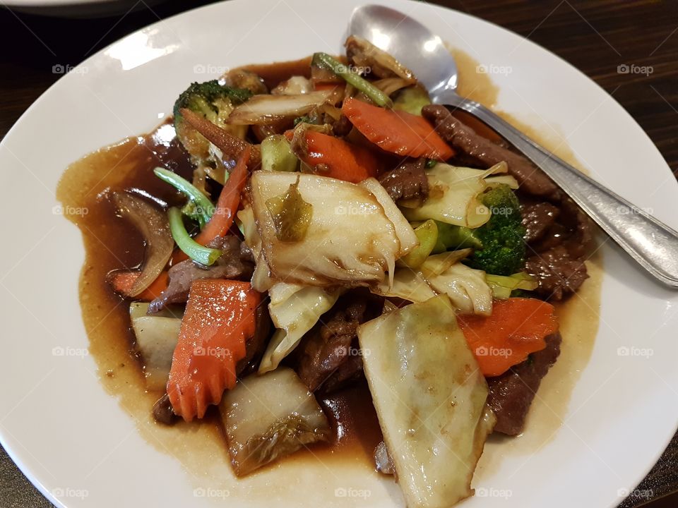 Stir Fry Beef with vegetables