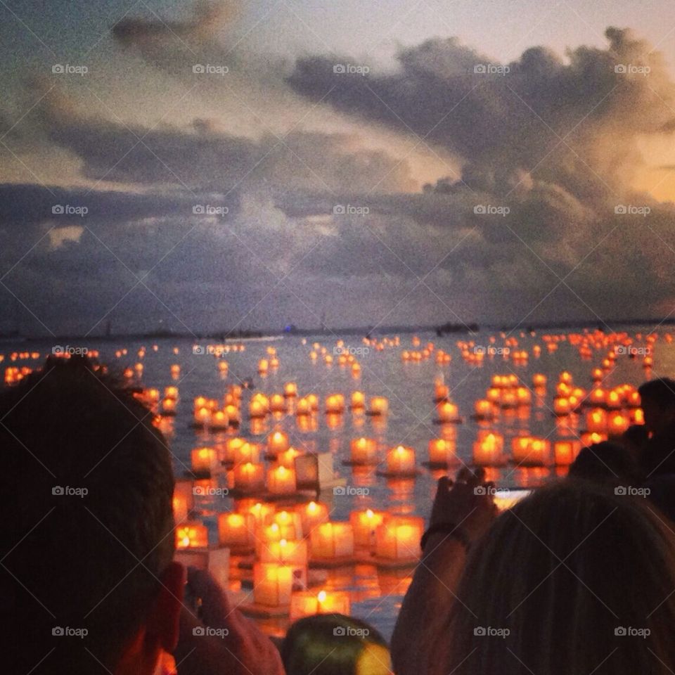 Lantern Floating Hawaii 2014