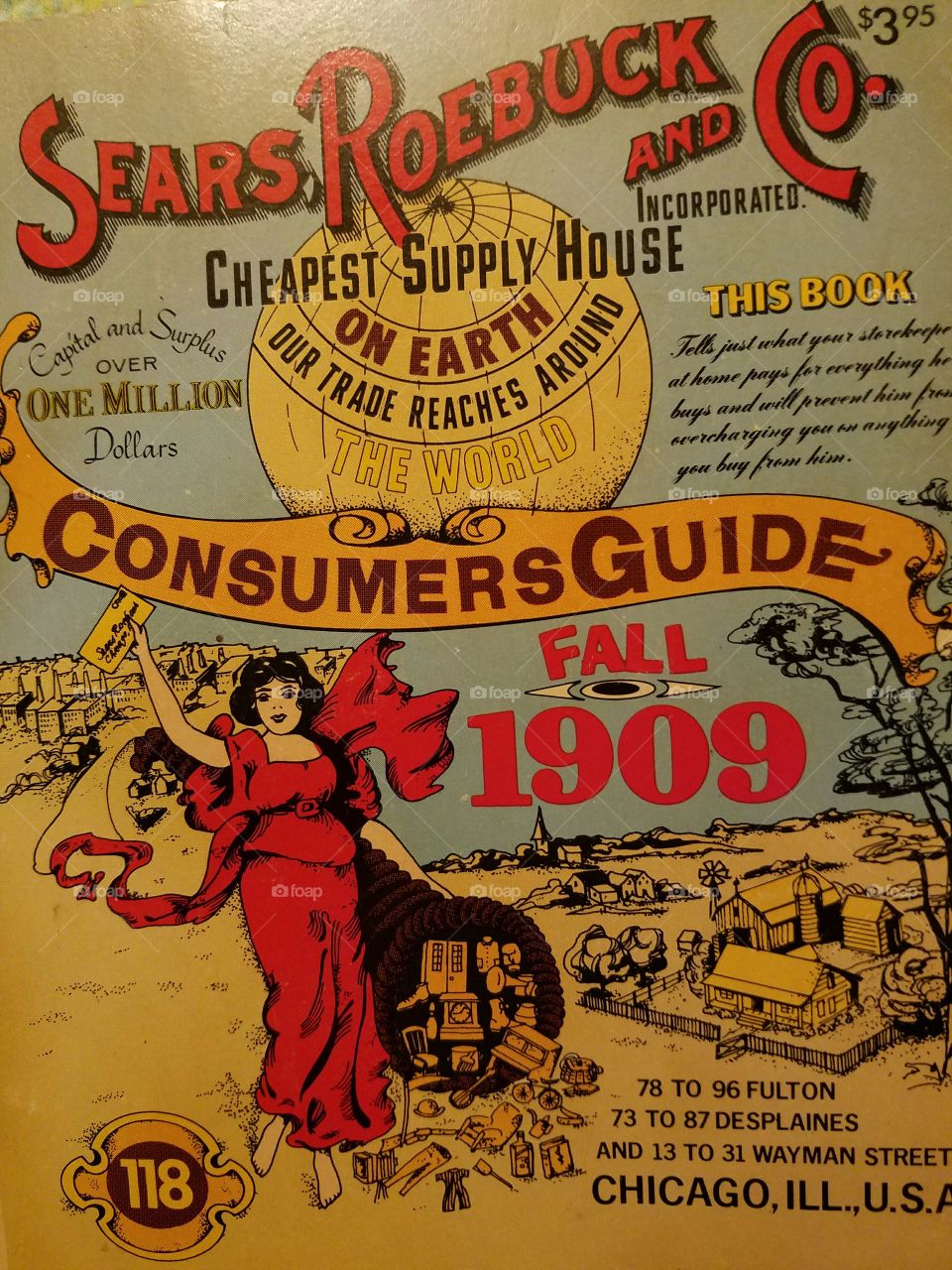 sears roebuck cover catalog  1909