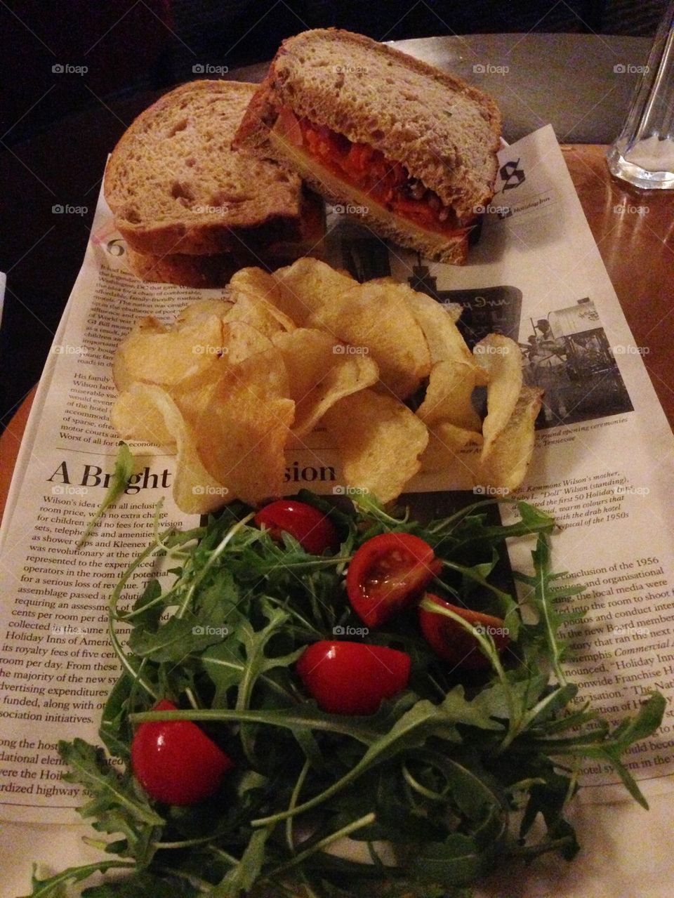 Lunchtime snack/bar food!