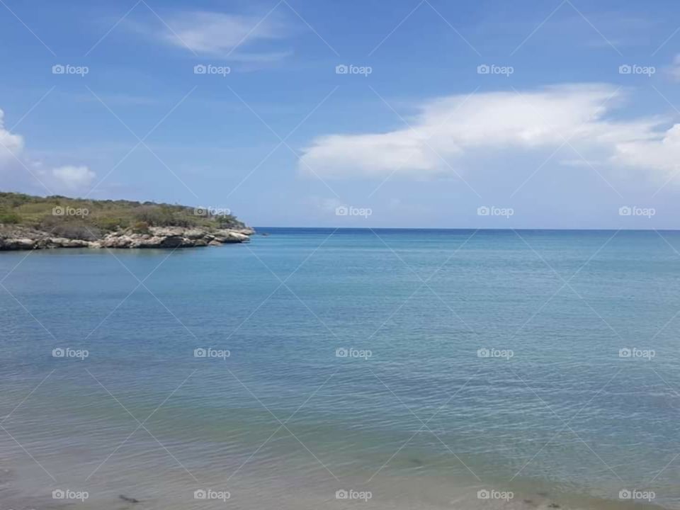 Western Jamaica sea shore
