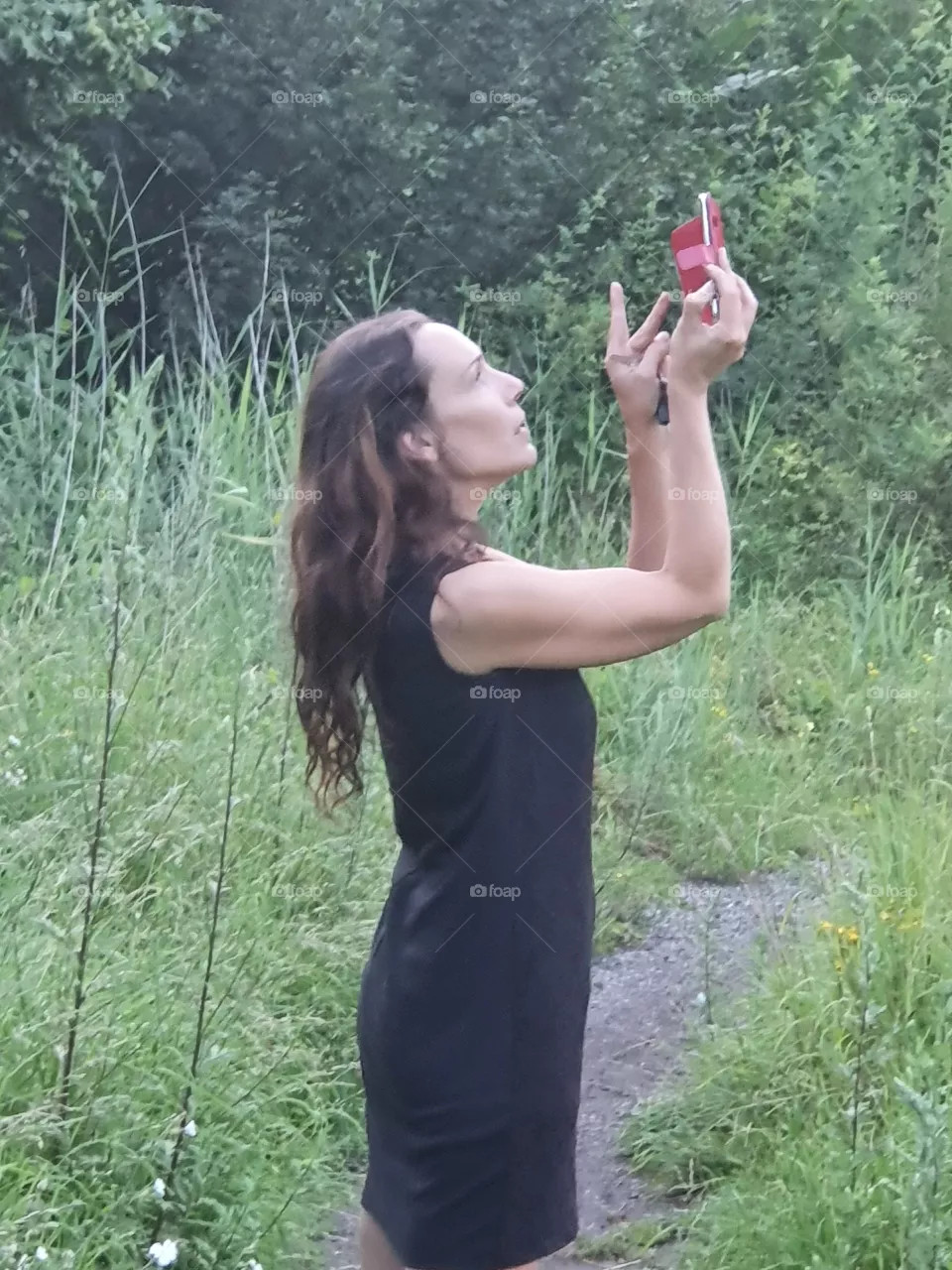 Take a photo in nature.