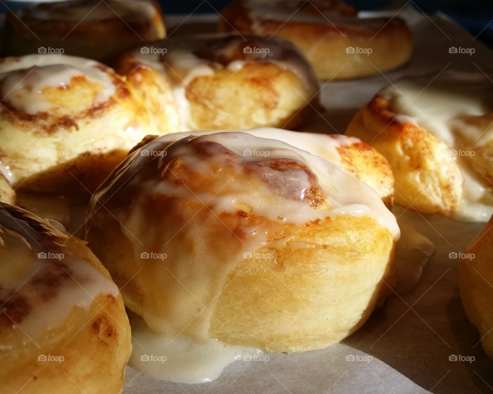 Homemade cinnamon rolls