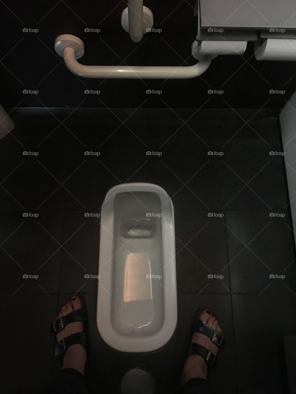 Squatty potty in Japan train station 