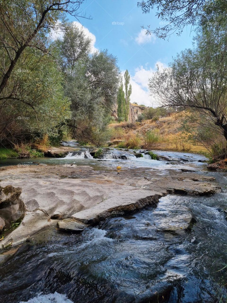 Kizil, the river of the source of life in all its beauty