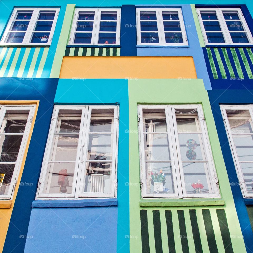 Colorful facade in Copenhagen
