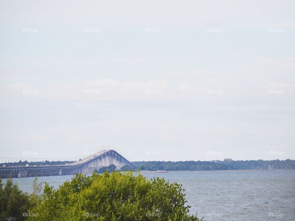 Öland bridge in sweden