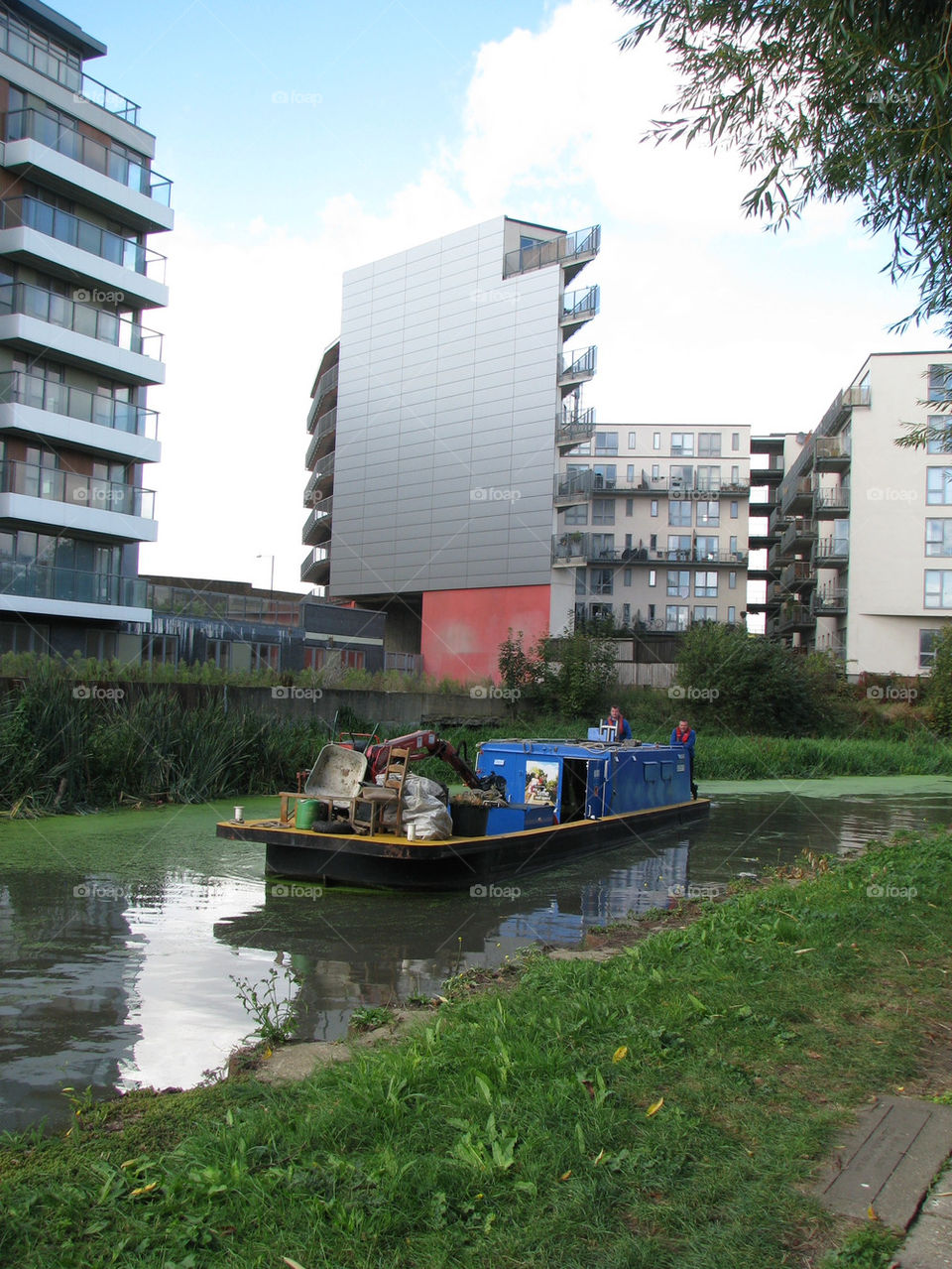 london boat canal cargo by lizajones