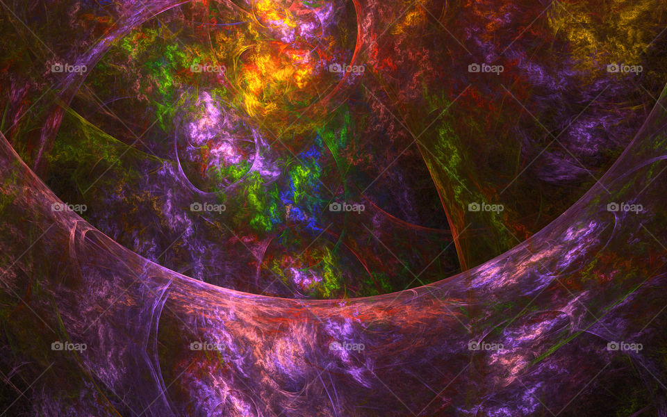 multicolored fractal