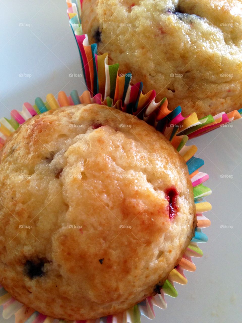 Triple Berry Muffins
