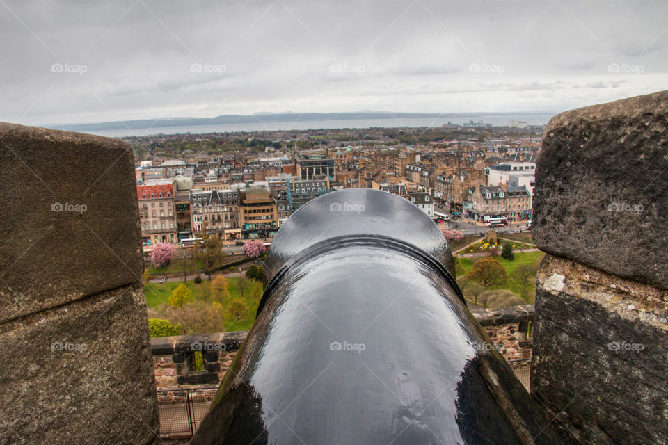 Canon at Edinburgh castle 