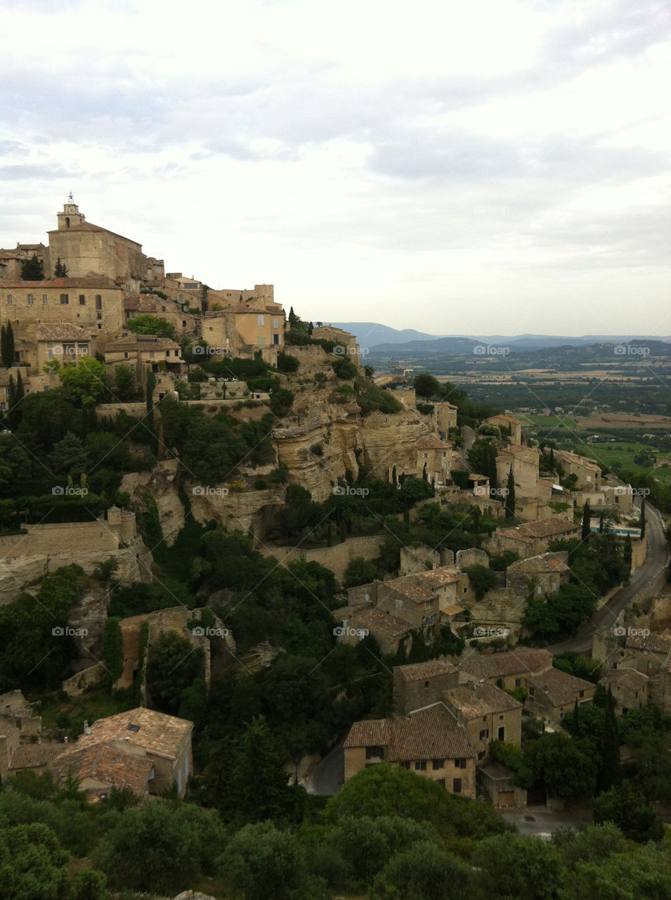 mountain france village provence by ronwald
