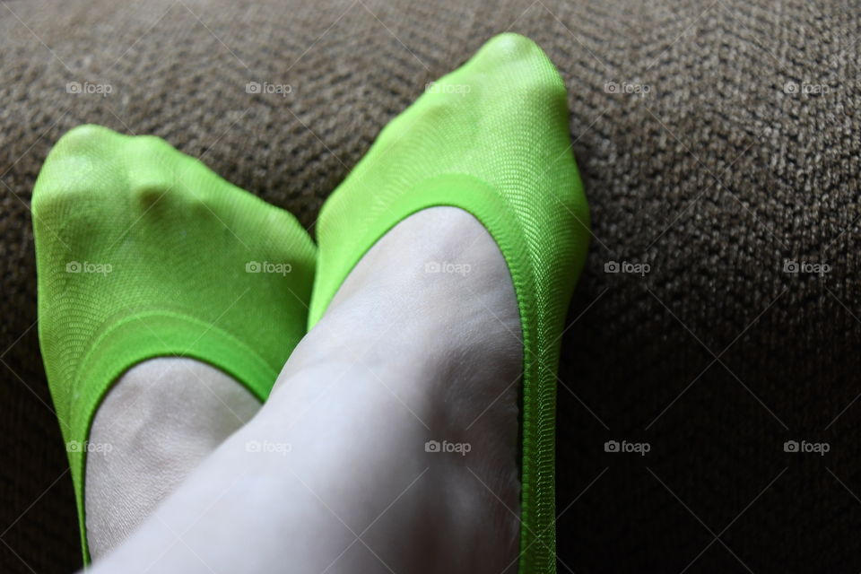 green socks