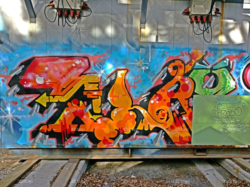 Graffiti, Spray, Color, Art, Vandalism