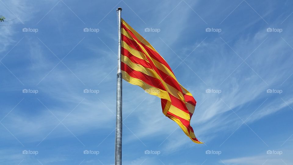 Flag, No Person, Wind, Sky, Patriotism