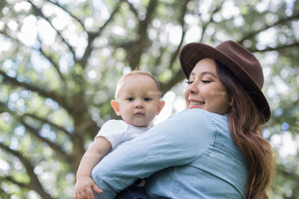 Mother and son 