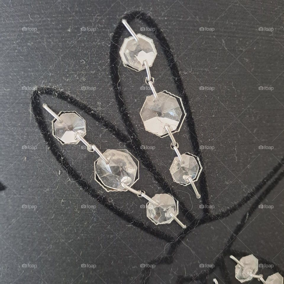 close up pattern on lampshade