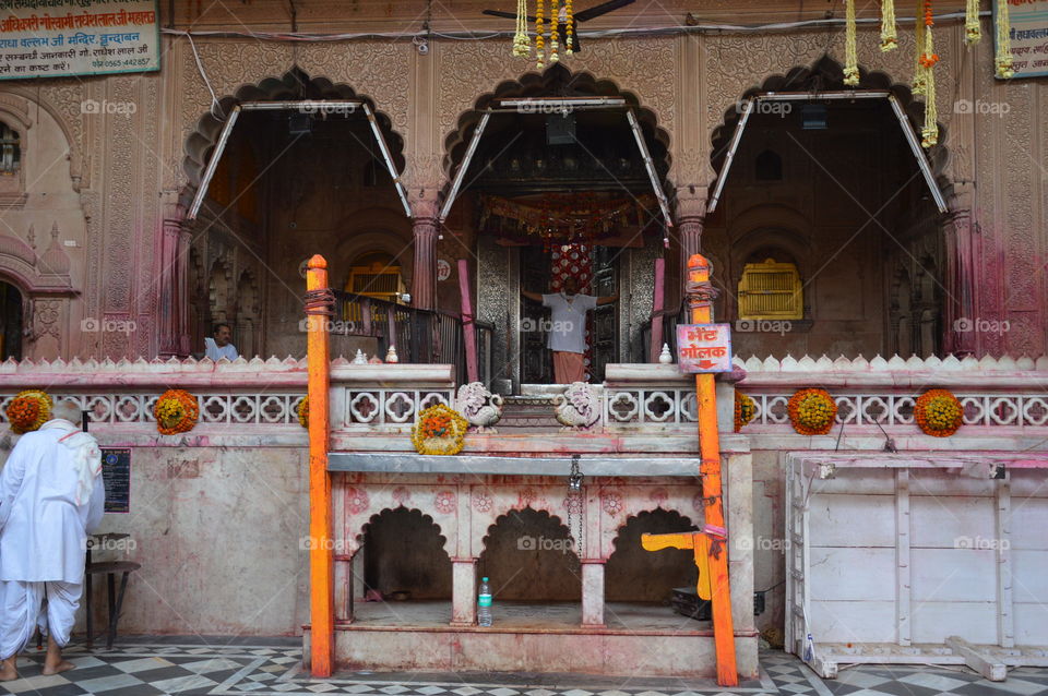 Krisna Temple Vrindavan India