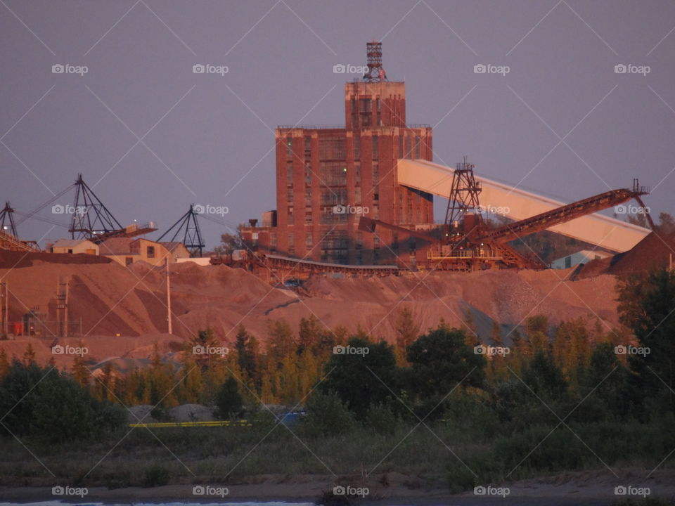 Quarry . Quarry on Lake Huron 