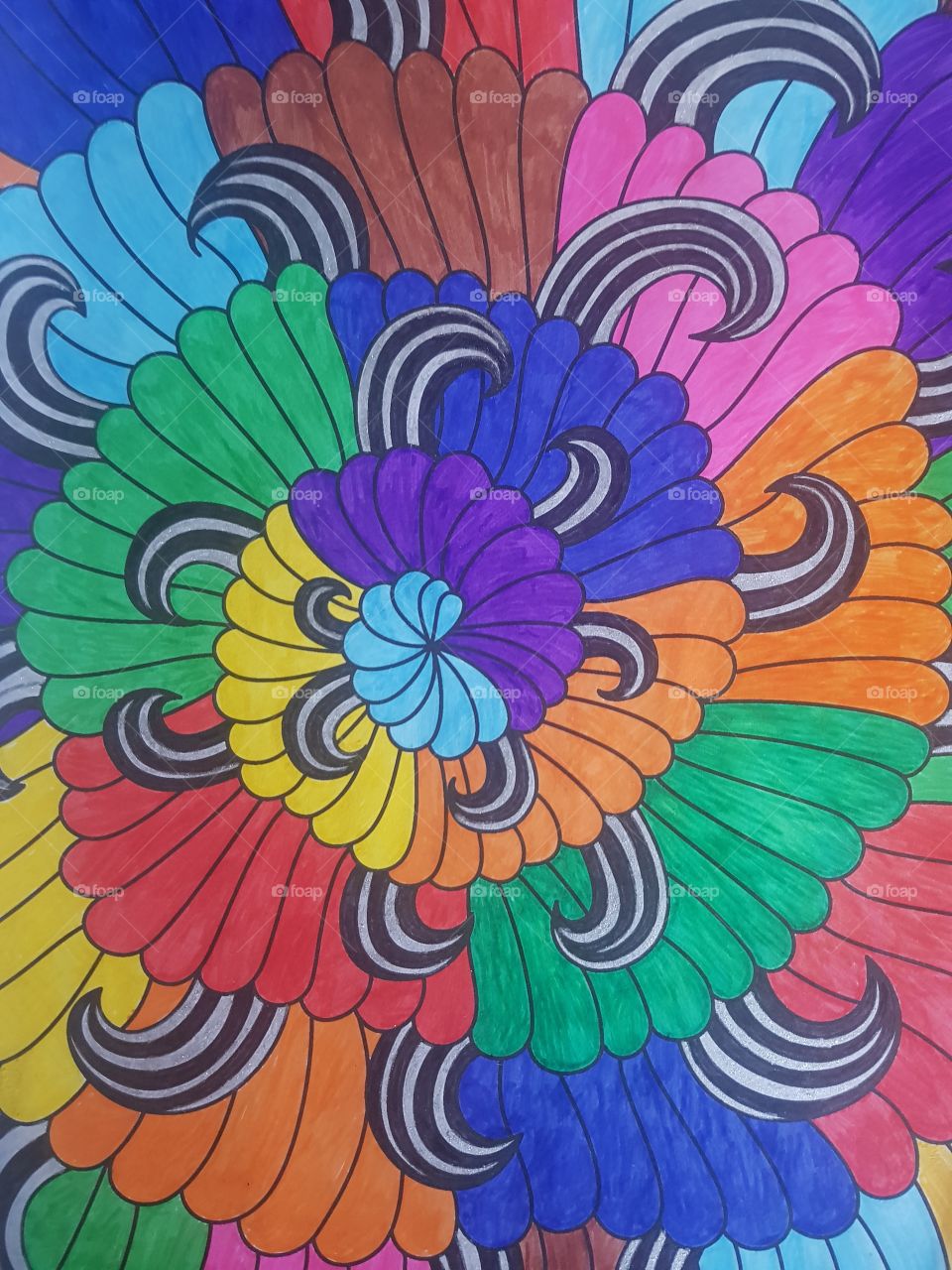 Coloring, Creative with colors.