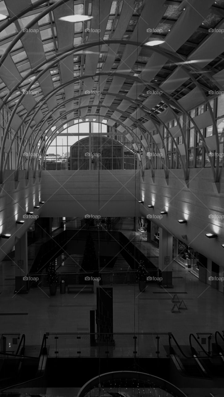 Black and white. Black and white architecture