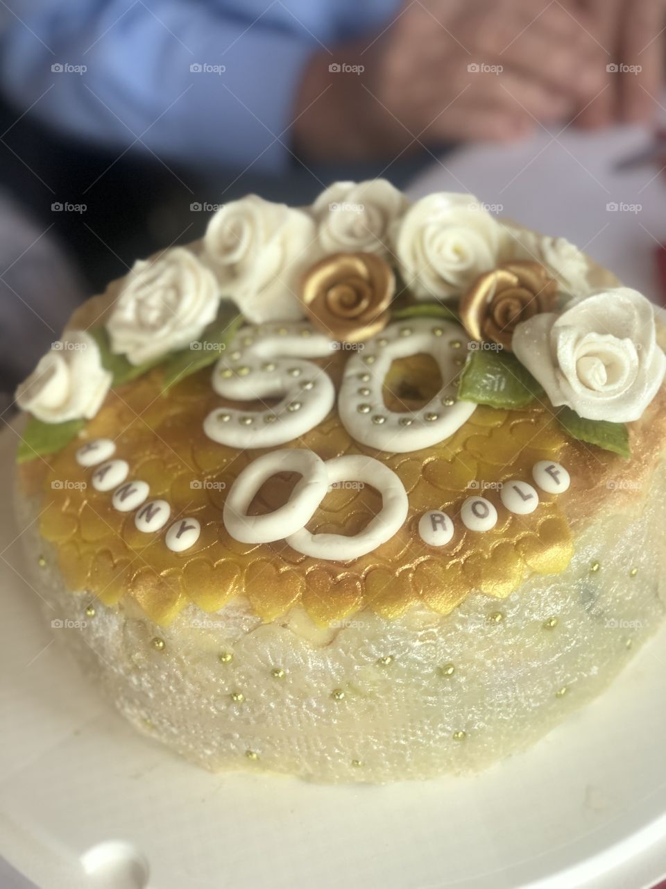 Тортик с розами 