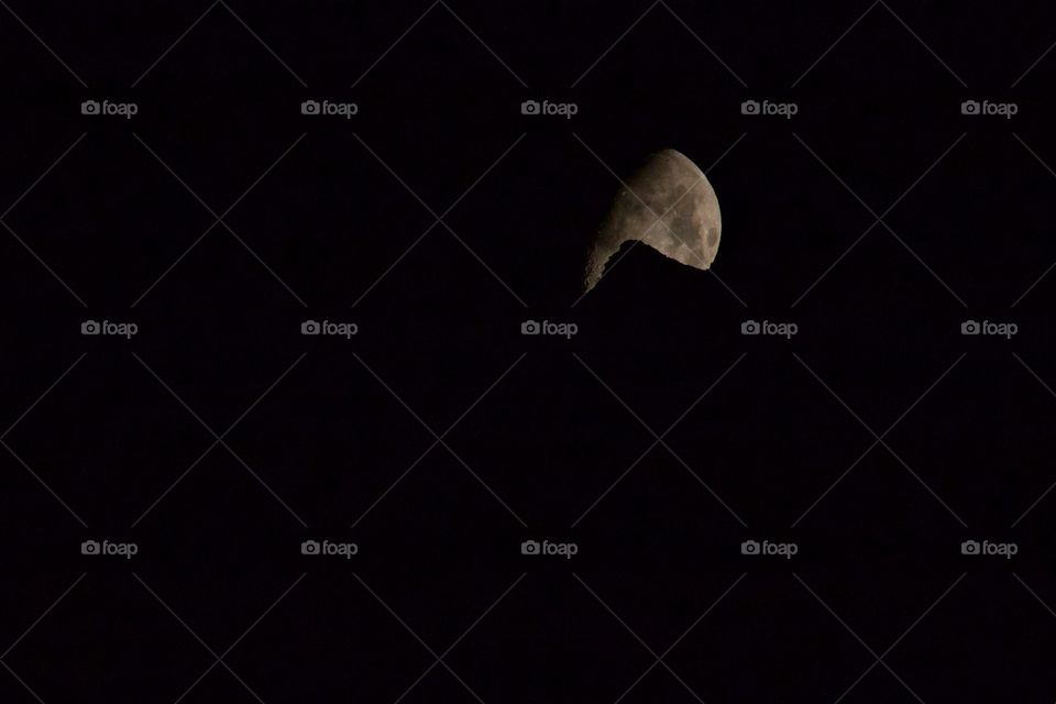 Close-up of moon in sky