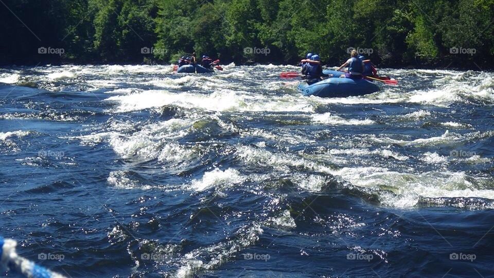 Rafting Kennebec River