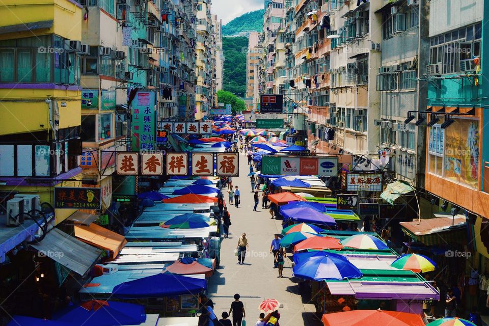 Hong Kong street markets 