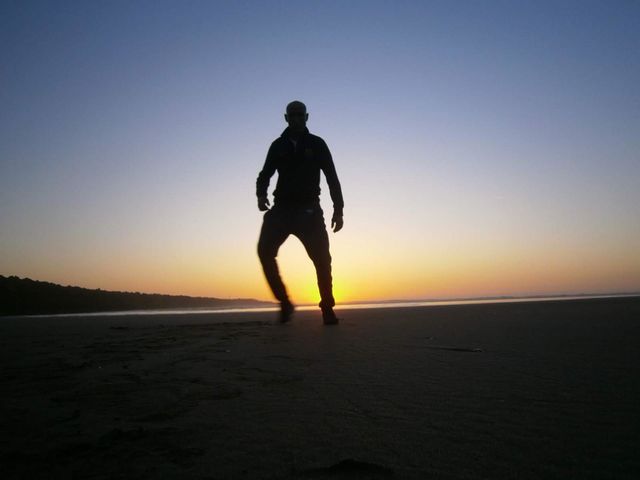 silhouette photo