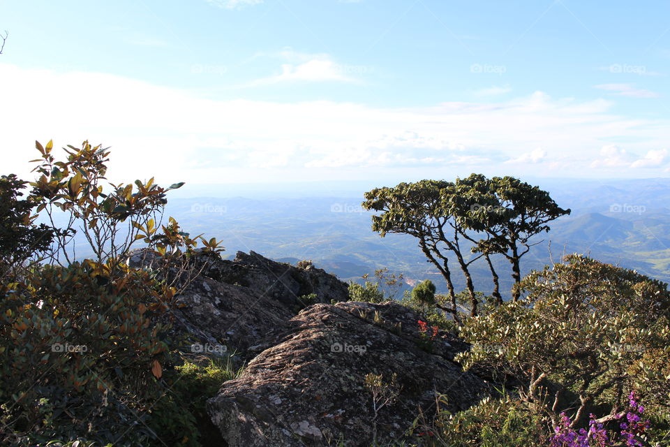 Beautiful view of the mountains in Brazil