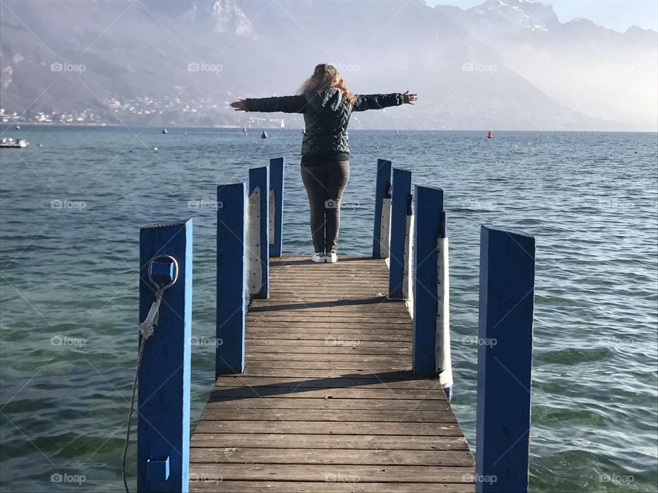 enjoying life lake annecy france french people