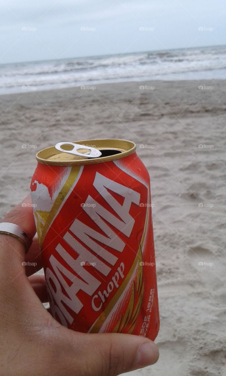 Cerveza al mar