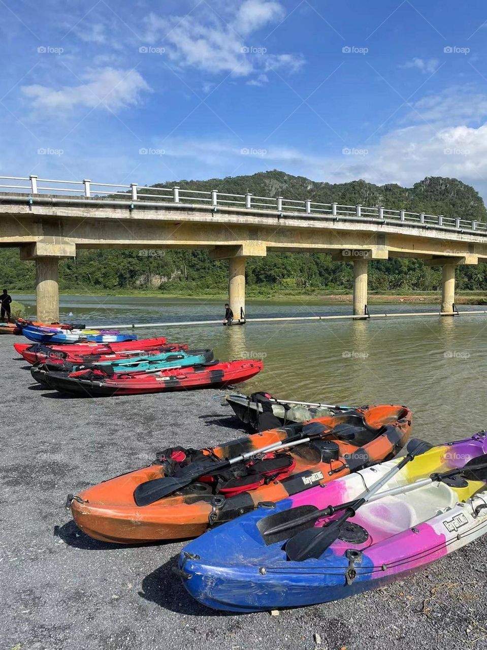 Kayaking in Perlis River