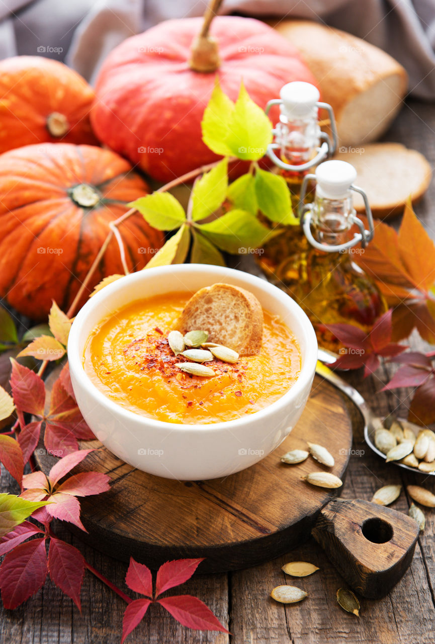 Pumpkin soup 