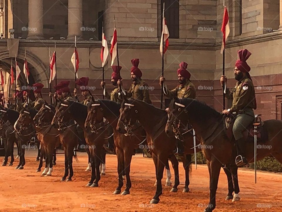 A presidential procession